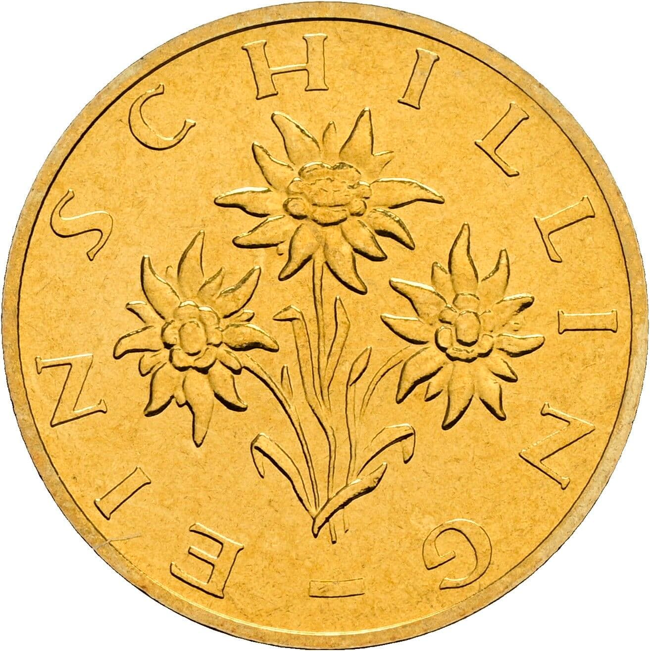 1 Schilling 1999 – Rückseite