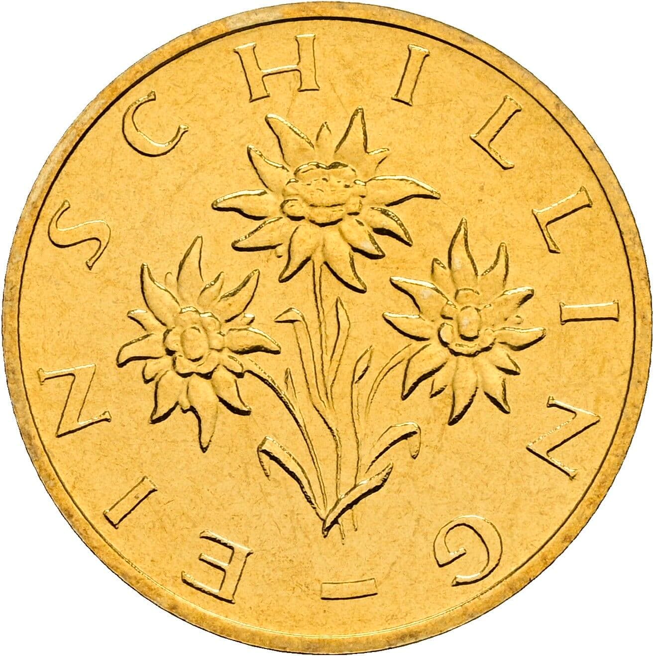 1 Schilling 1999 – Rückseite