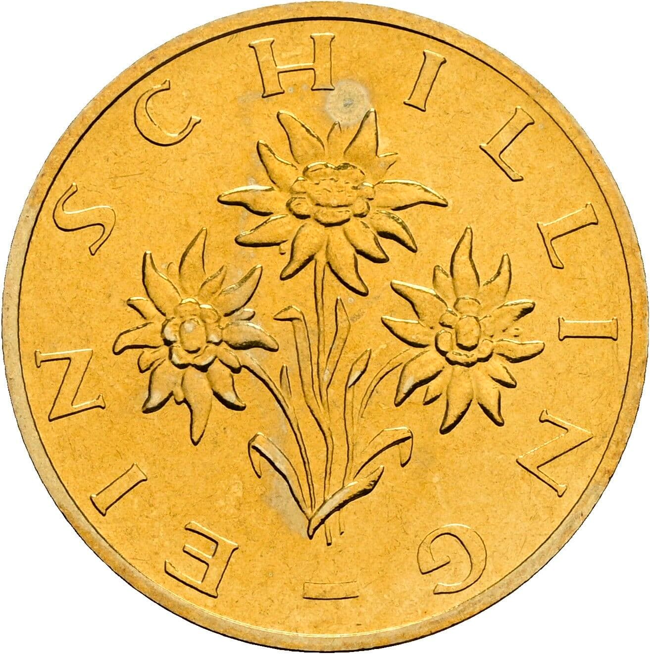 1 Schilling 1999 – Rückseite
