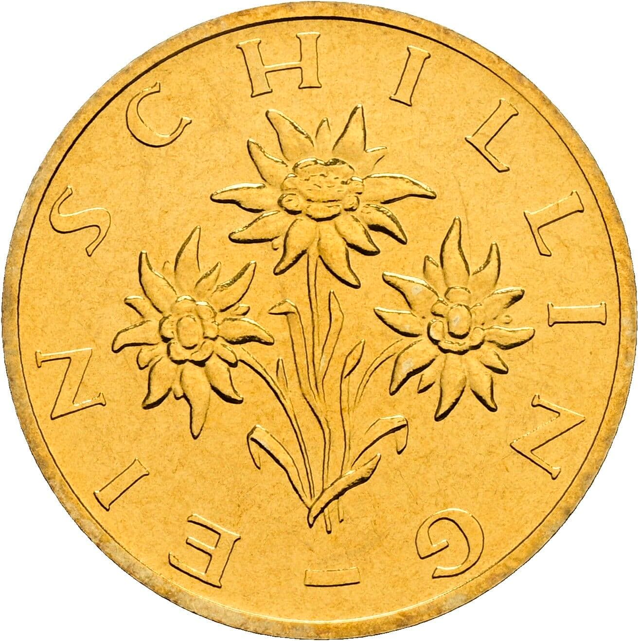 1 Schilling 1999 – Rückseite