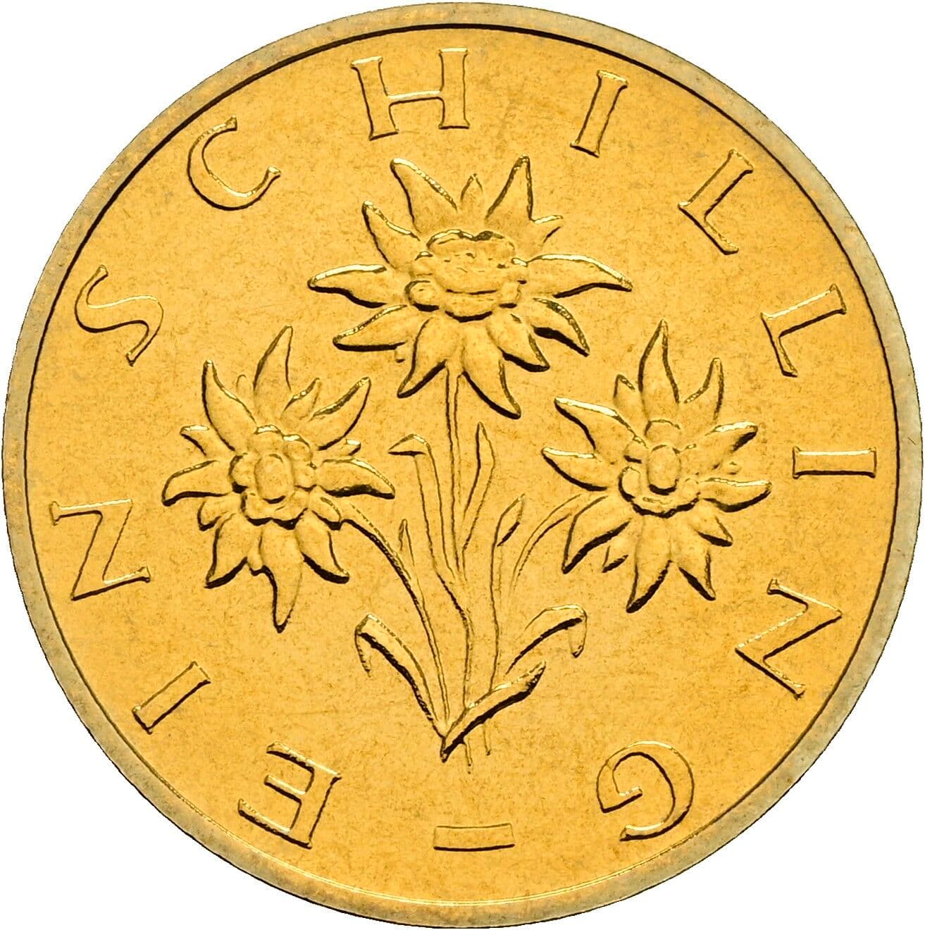 1 Schilling 1999 – Rückseite