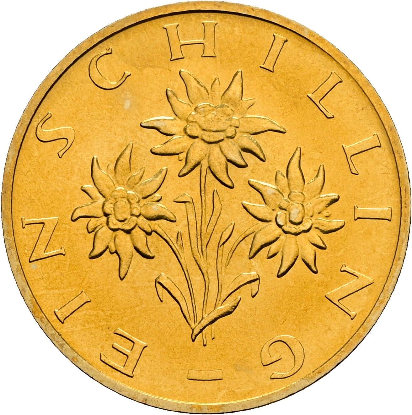 1 Schilling 1999 – Rückseite
