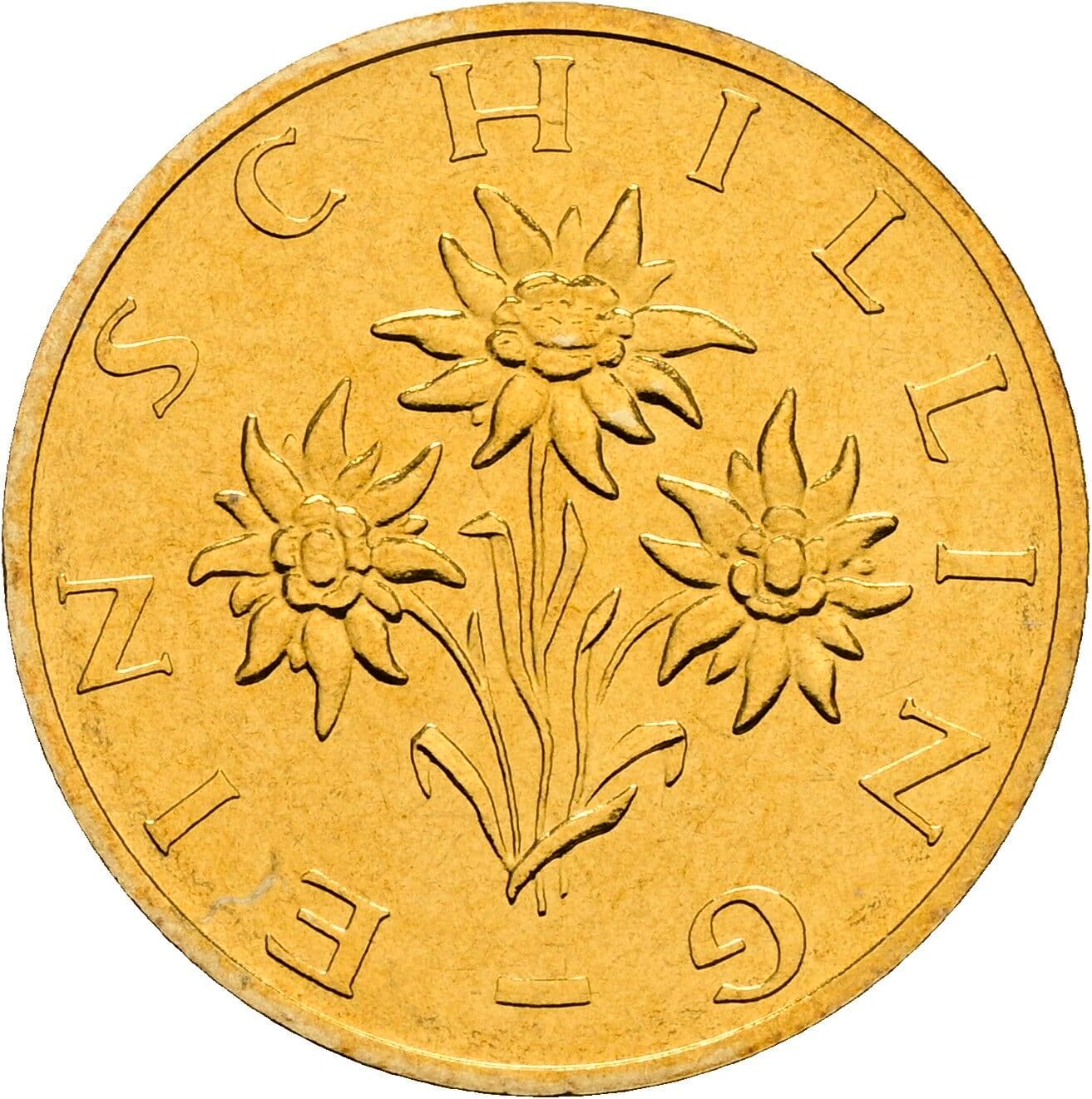 1 Schilling 1999 – Rückseite