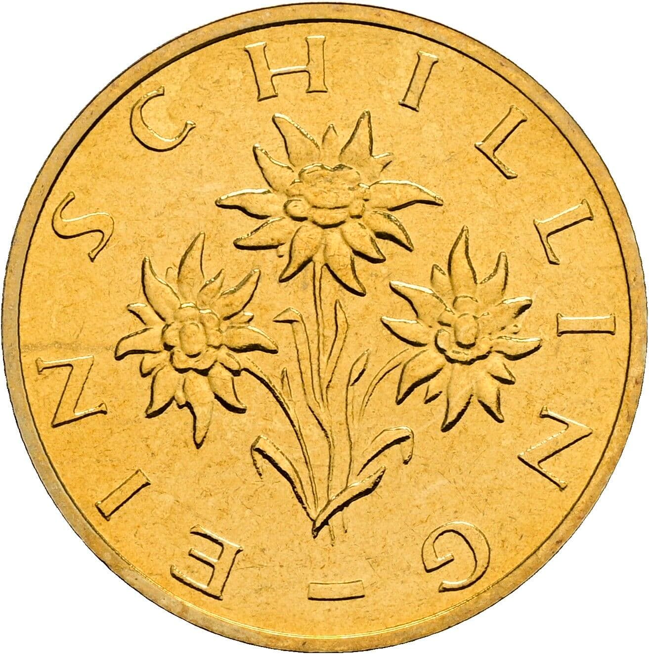 1 Schilling 1999 – Rückseite