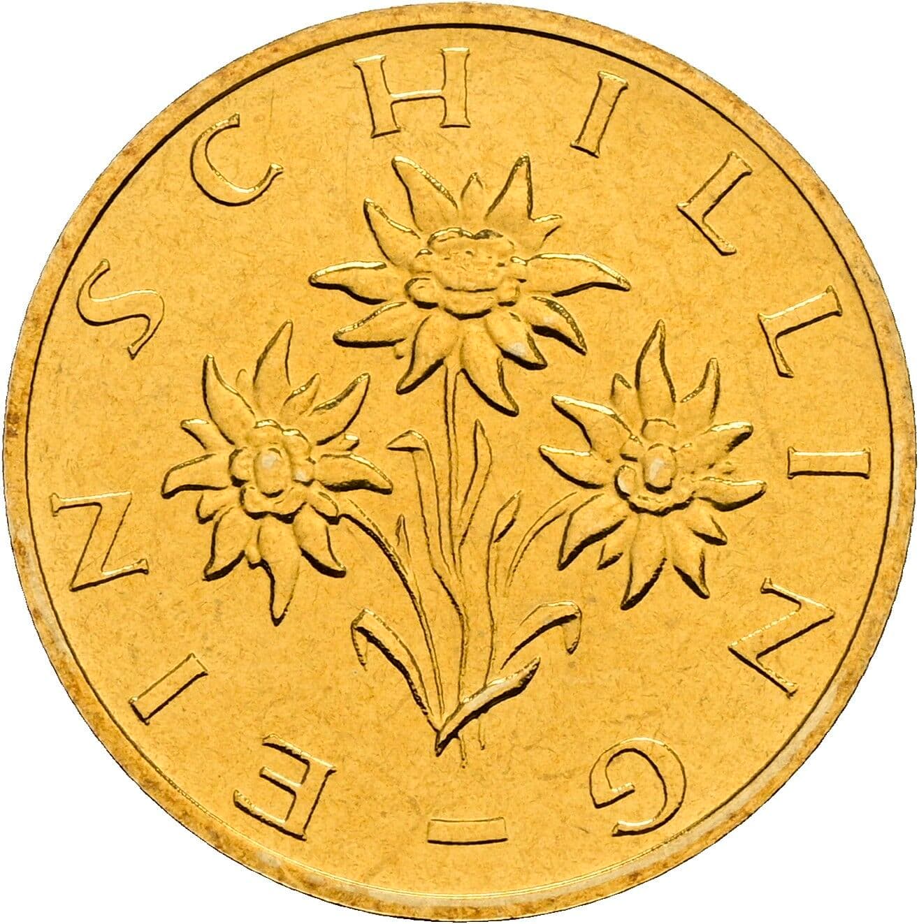 1 Schilling 1999 – Rückseite