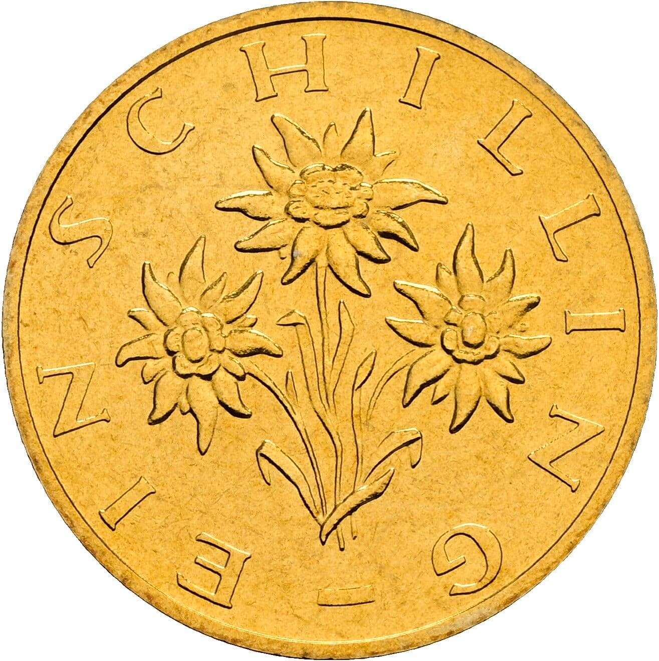 1 Schilling 1999 – Rückseite