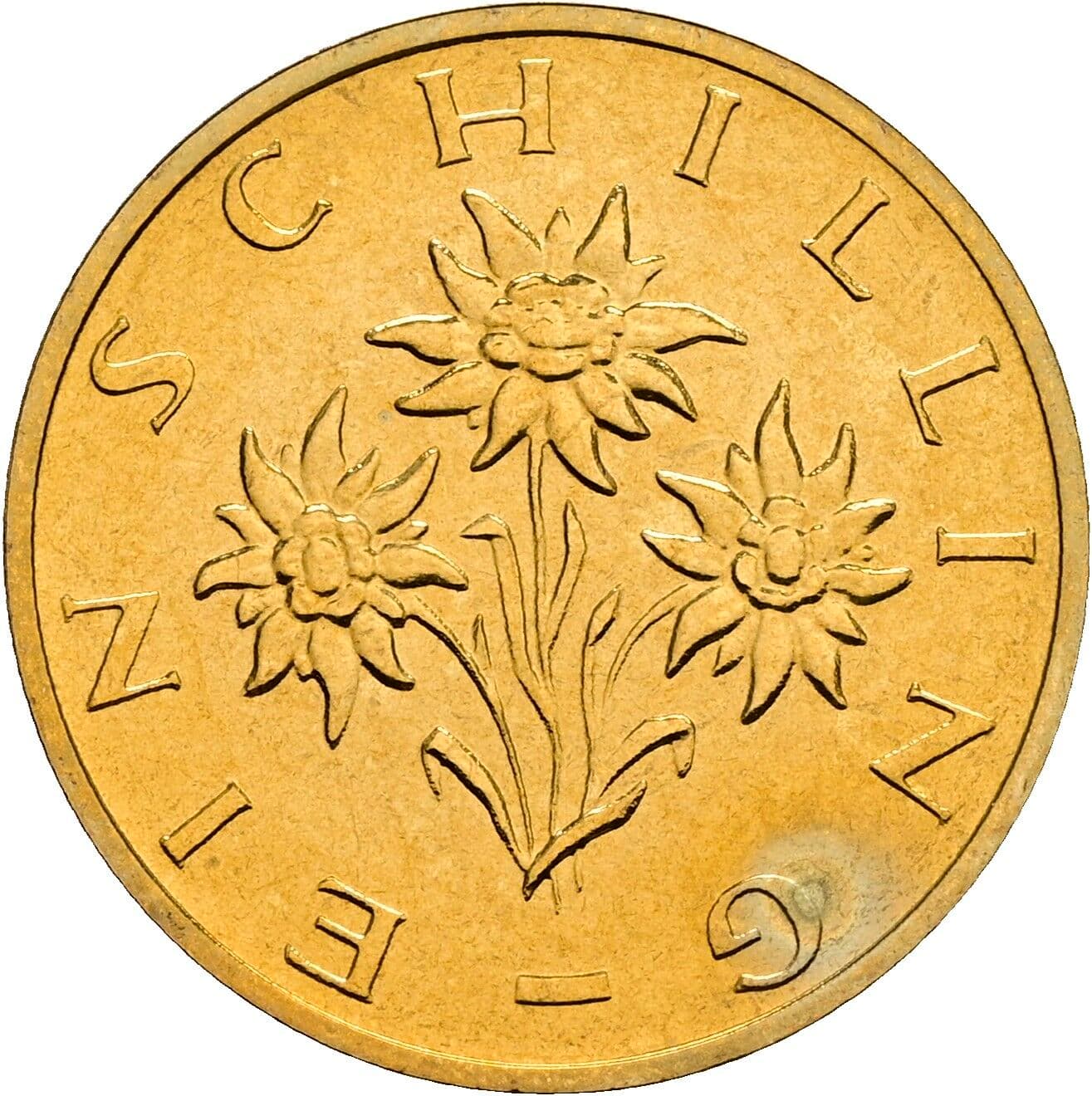1 Schilling 1999 – Rückseite