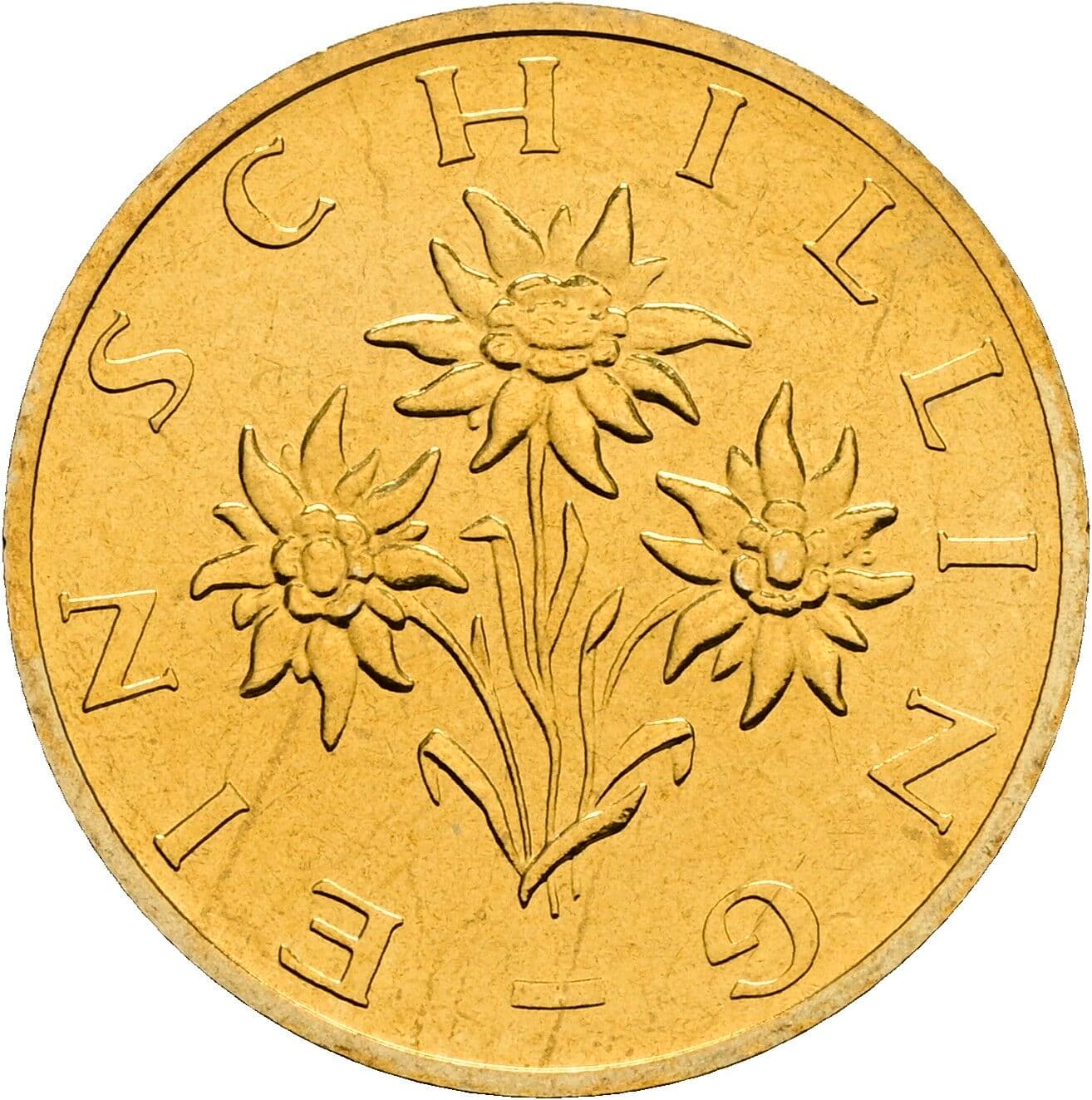 1 Schilling 1999 – Rückseite