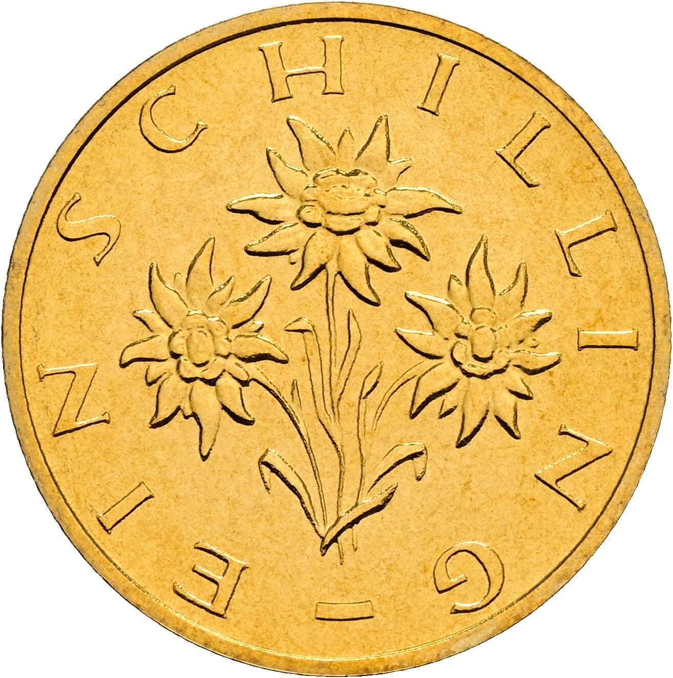 1 Schilling 1999 – Rückseite