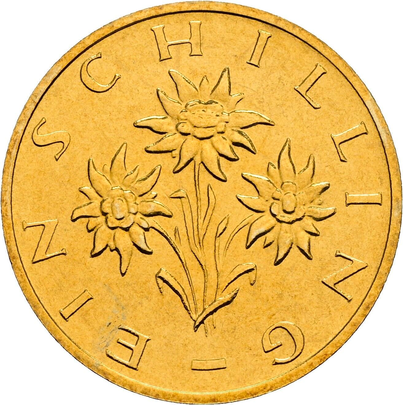1 Schilling 1999 – Rückseite