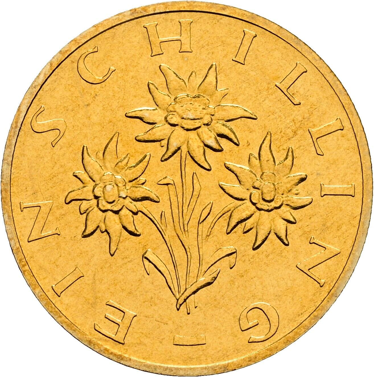 1 Schilling 1999 – Rückseite