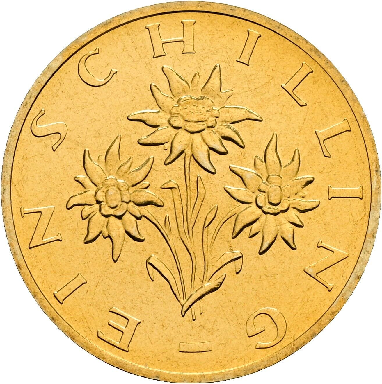 1 Schilling 1999 – Rückseite