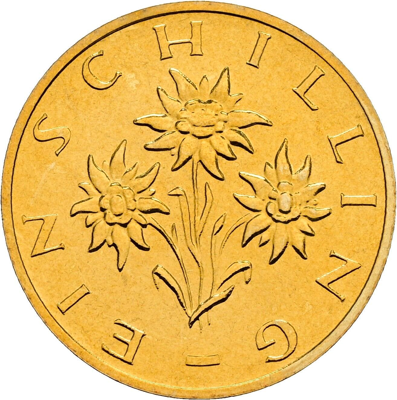 1 Schilling 1999 – Rückseite