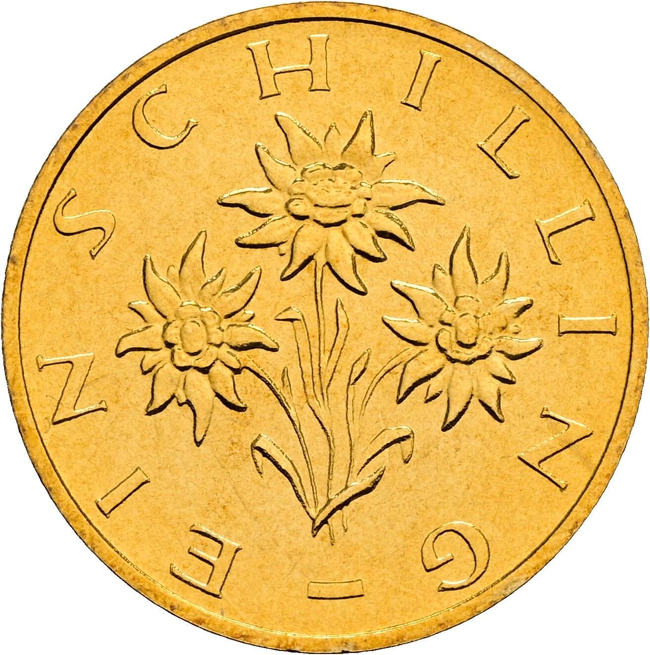 1 Schilling 1999 – Rückseite