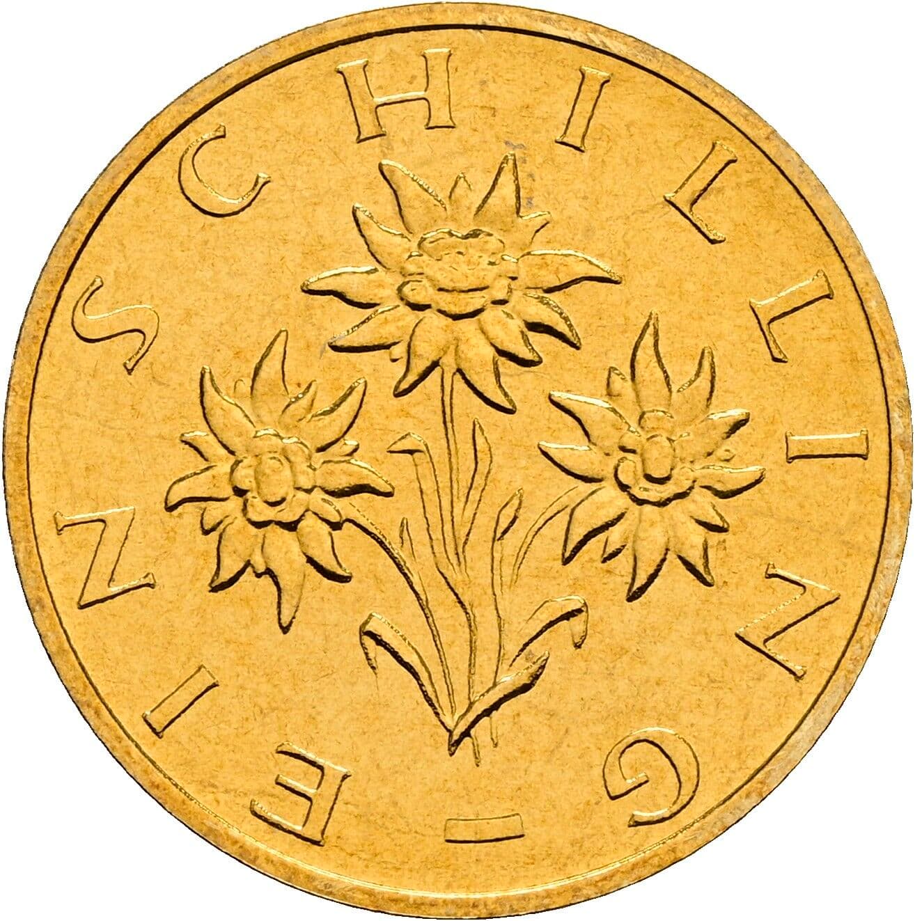 1 Schilling 1999 – Rückseite