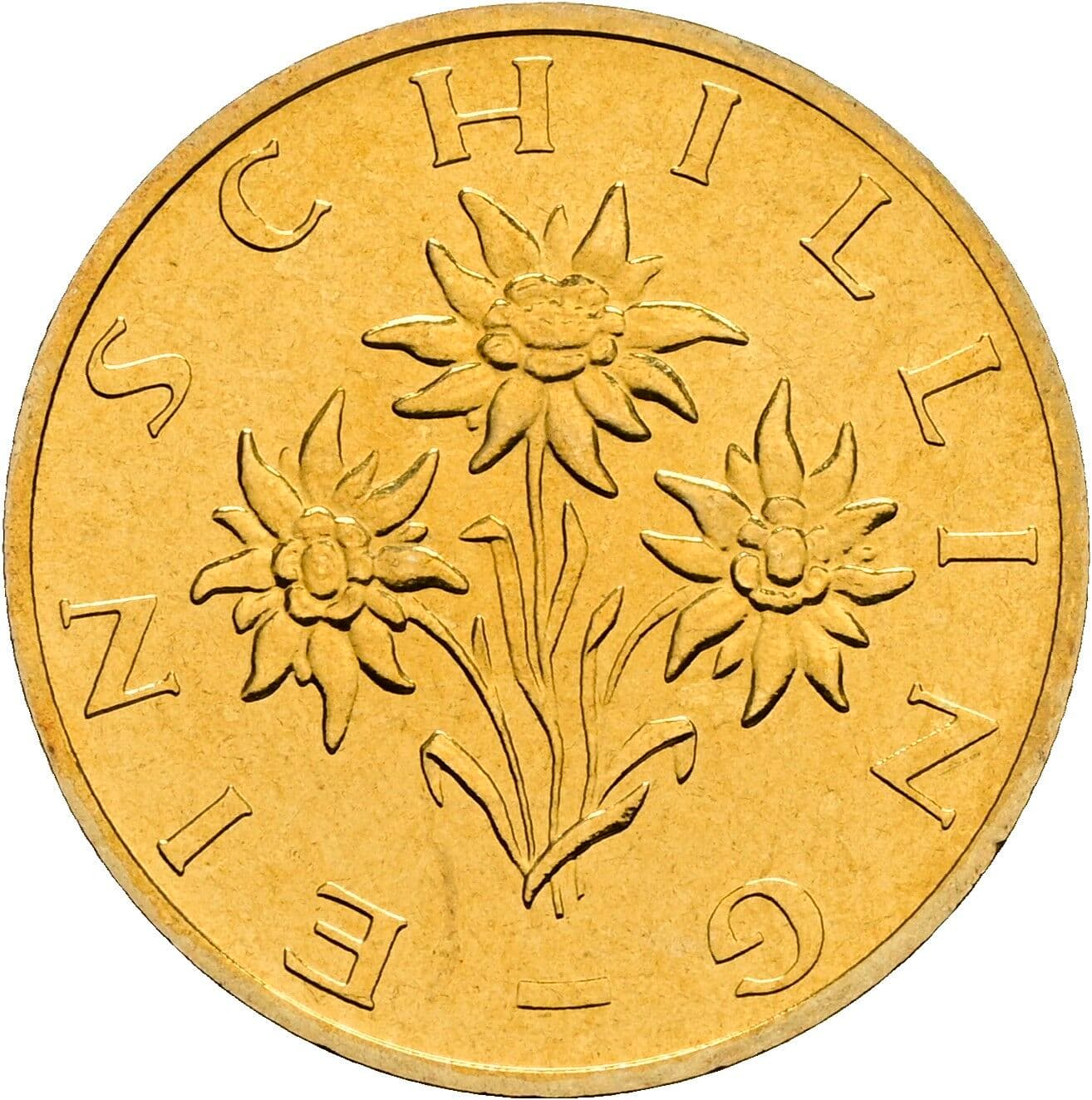 1 Schilling 1999 – Rückseite