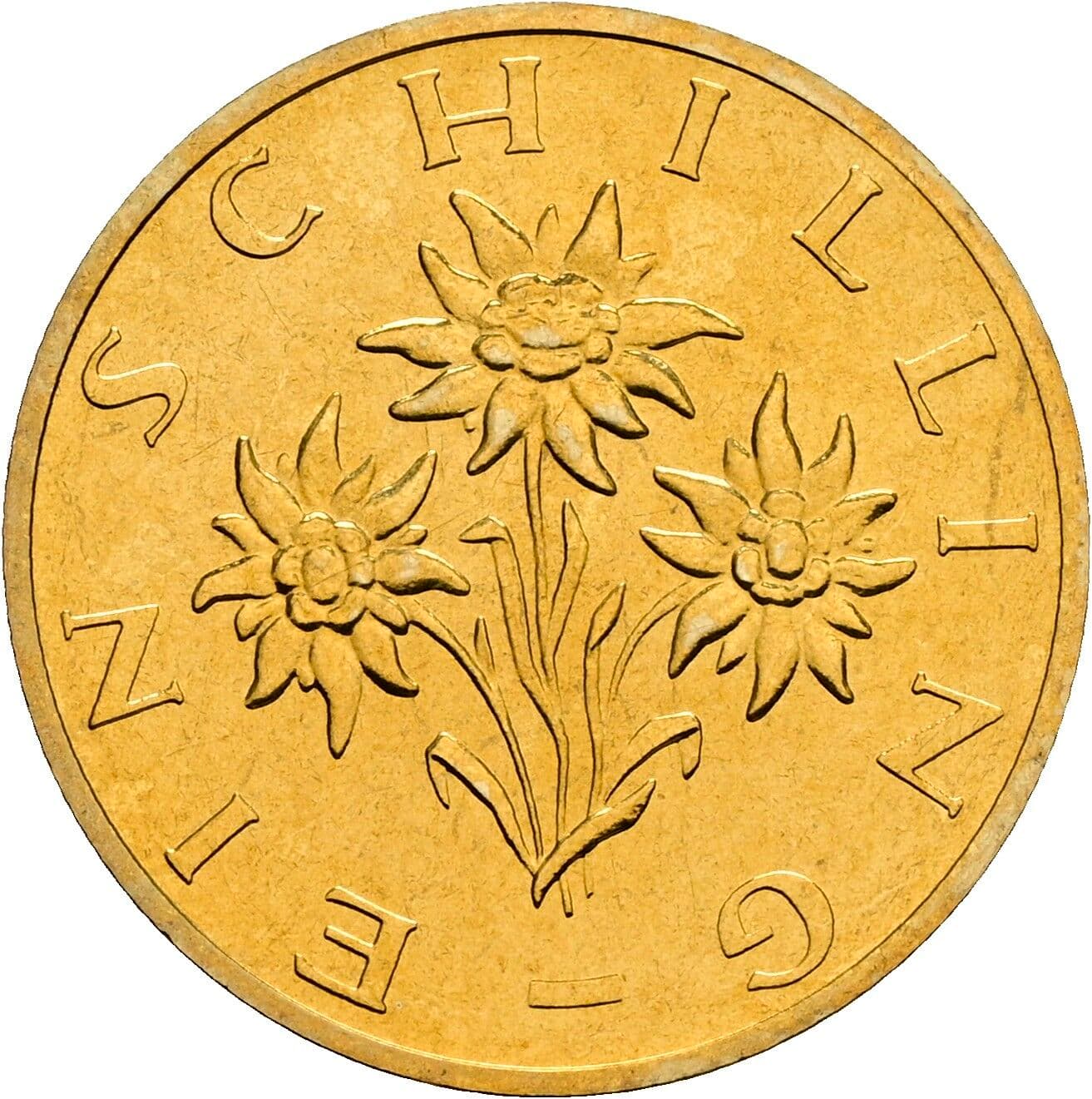 1 Schilling 1999 – Rückseite