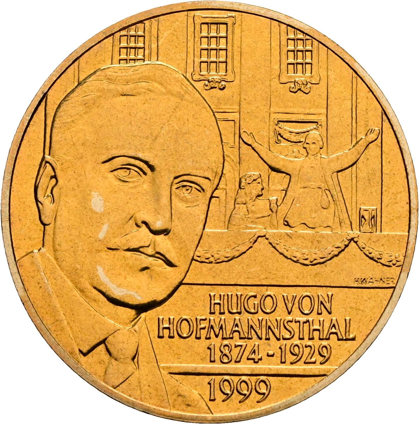 20 Schilling 1999 – Rückseite