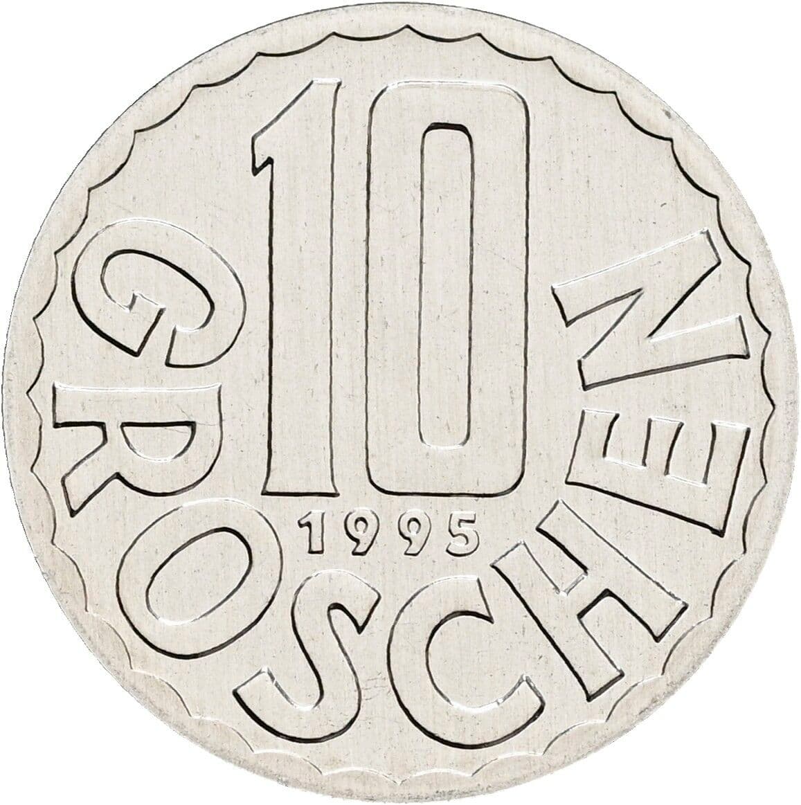 10 Groschen 1995 – Vorderseite