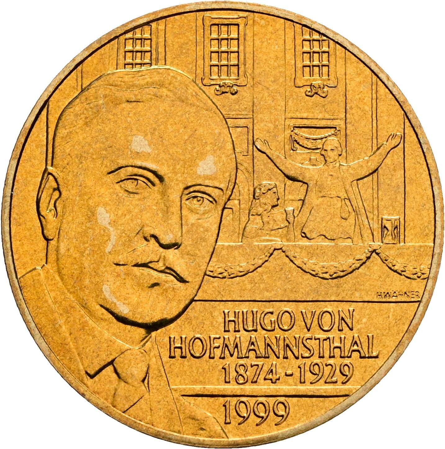 20 Schilling 1999 – Rückseite
