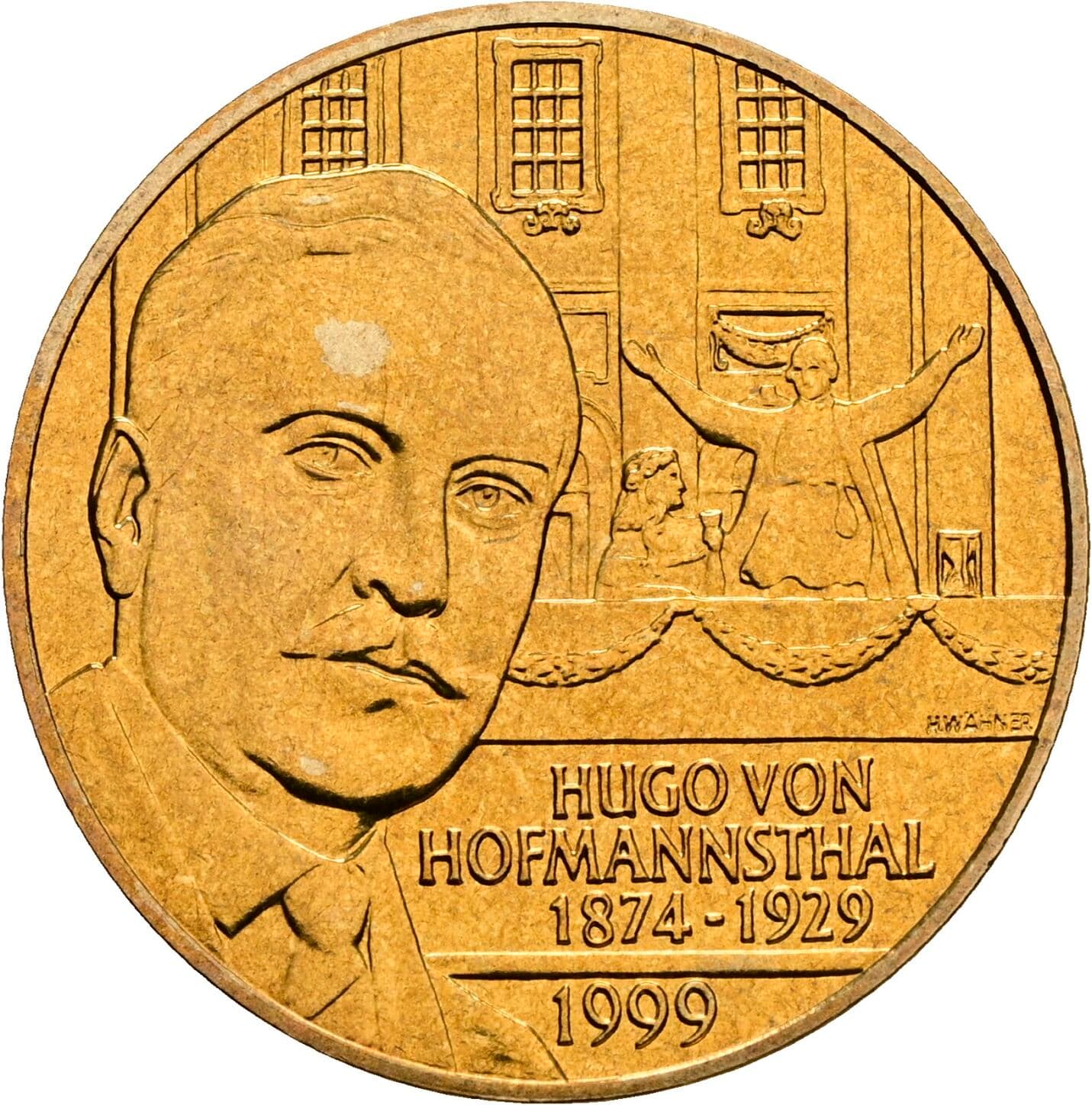 20 Schilling 1999 – Rückseite