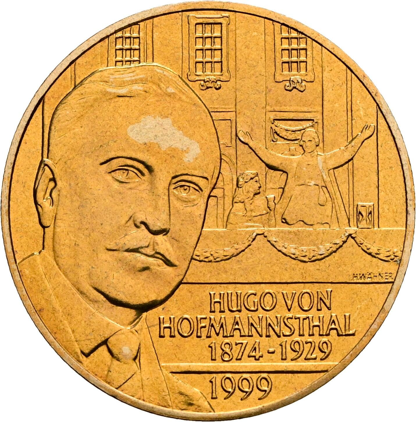 20 Schilling 1999 – Rückseite