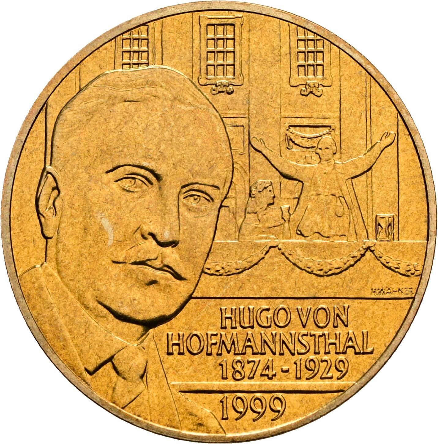20 Schilling 1999 – Rückseite