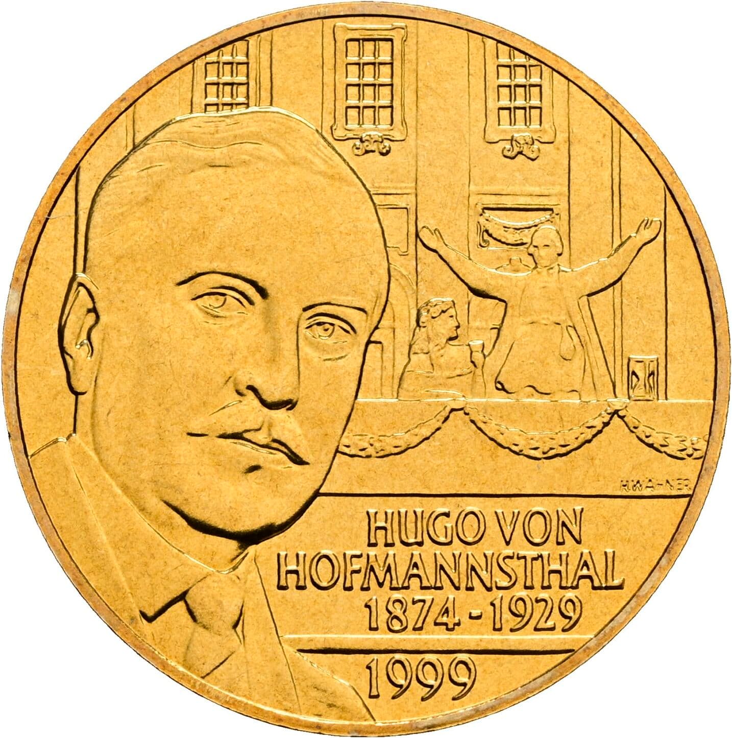 20 Schilling 1999 – Rückseite