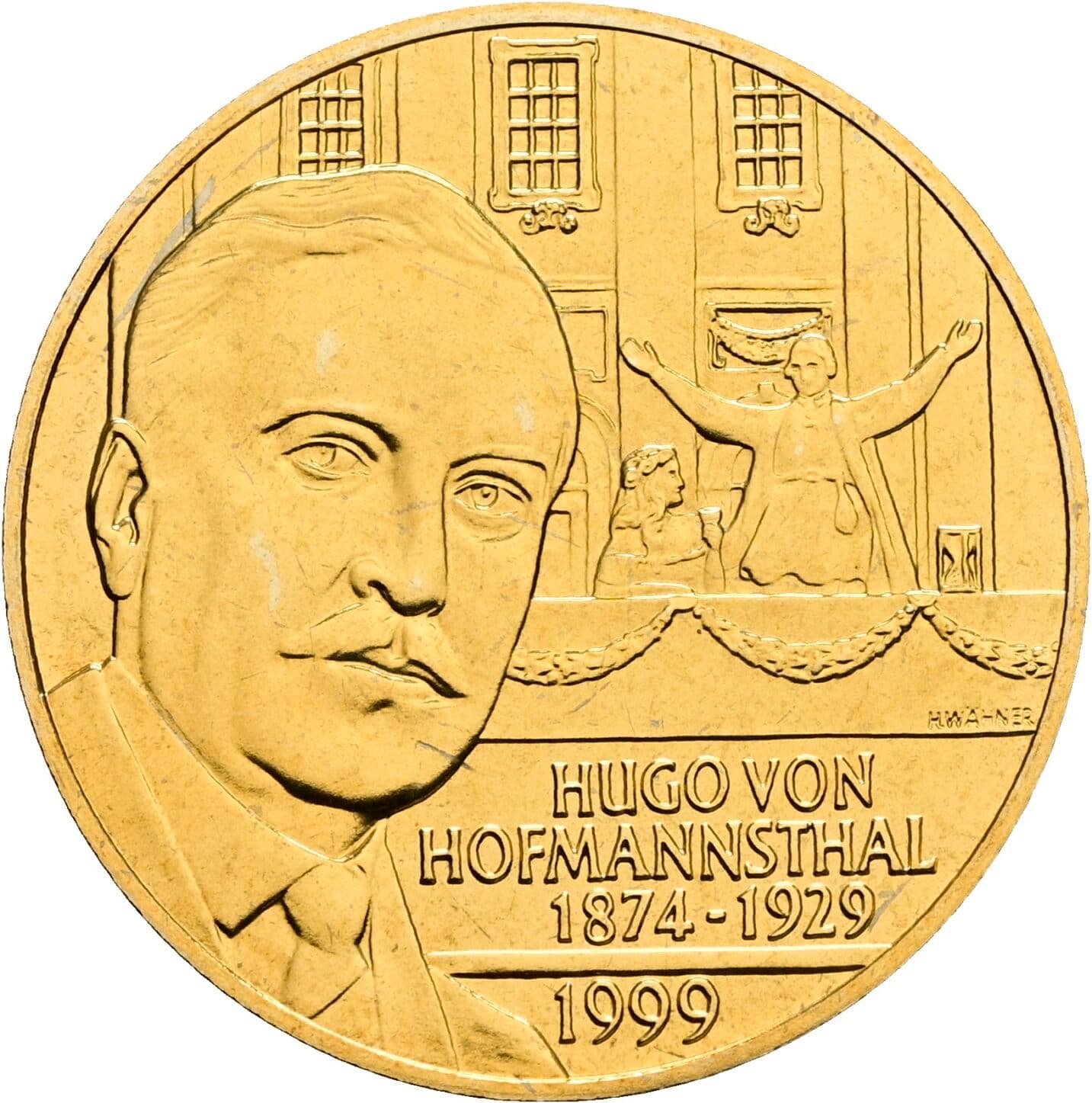 20 Schilling 1999 – Rückseite