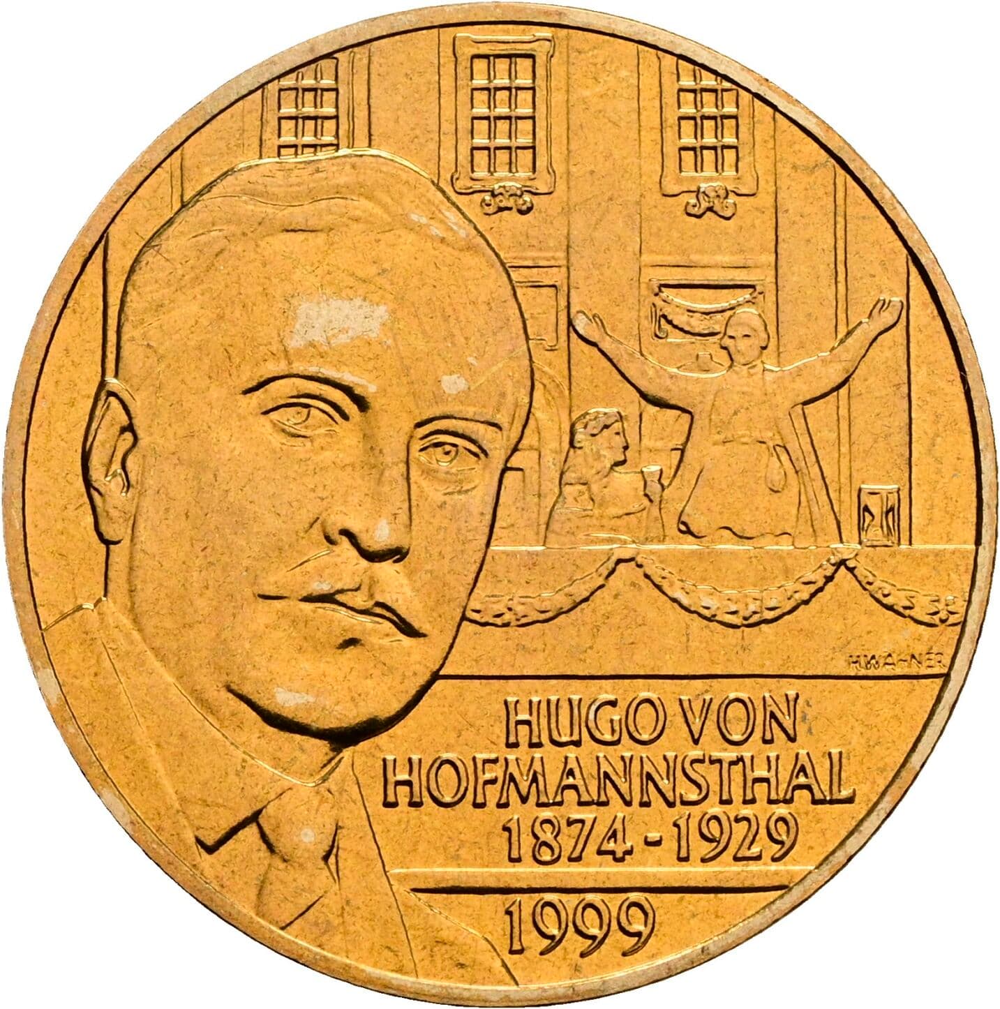 20 Schilling 1999 – Rückseite