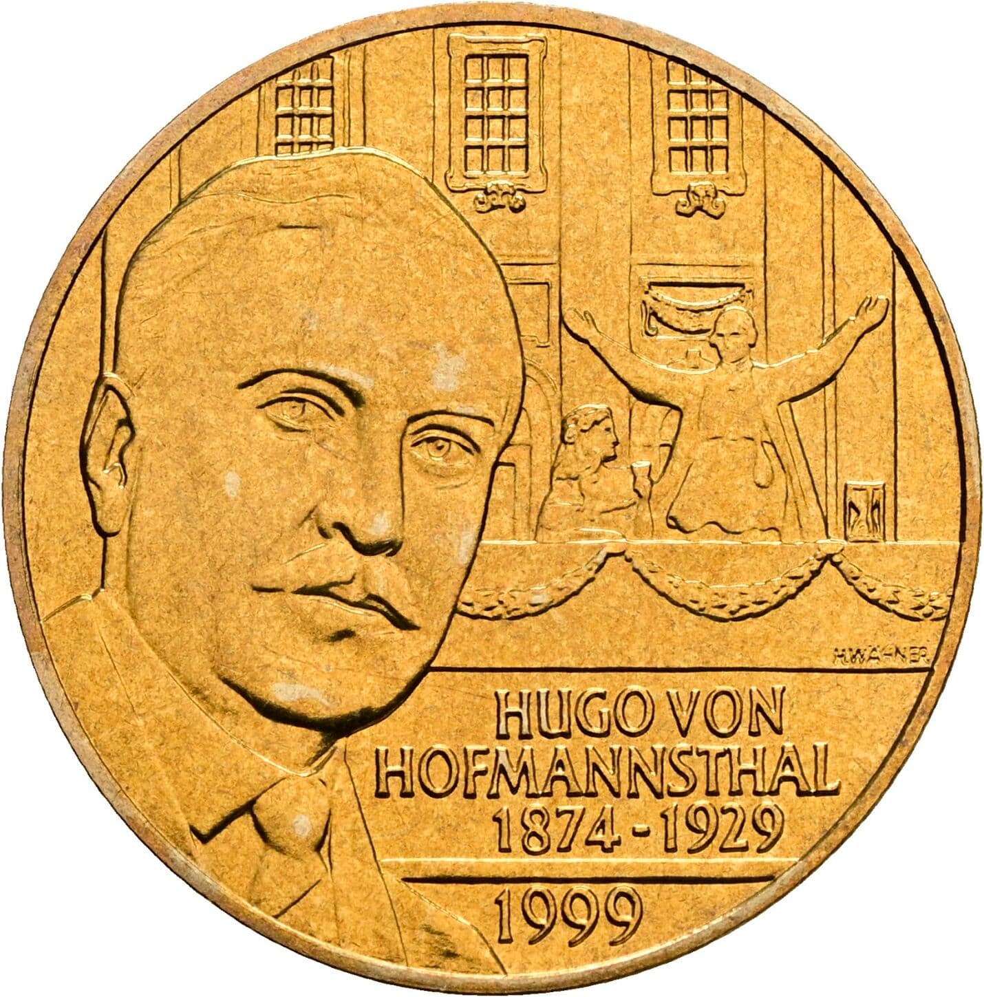 20 Schilling 1999 – Rückseite