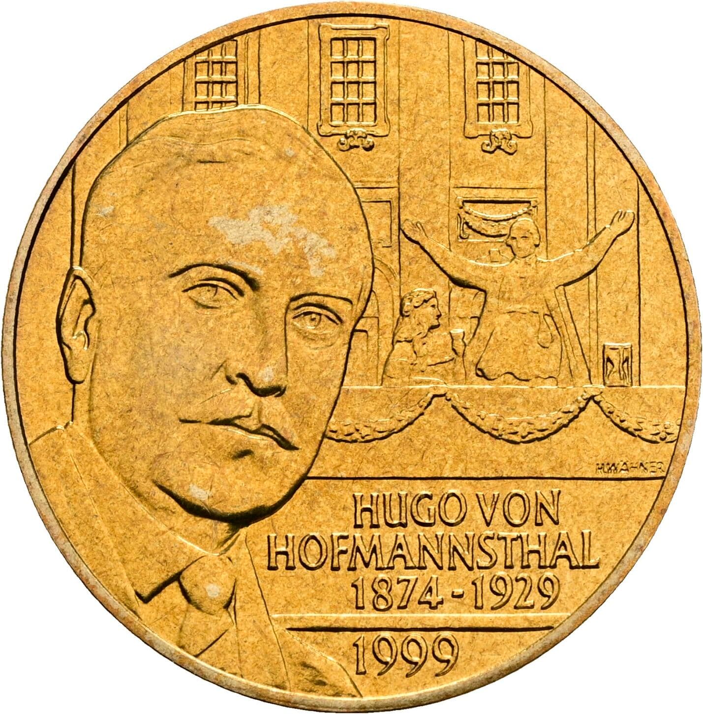 20 Schilling 1999 – Rückseite