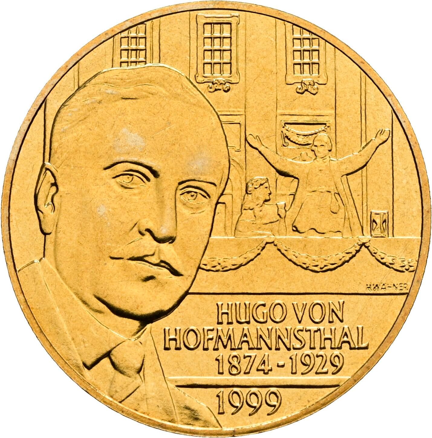 20 Schilling 1999 – Rückseite
