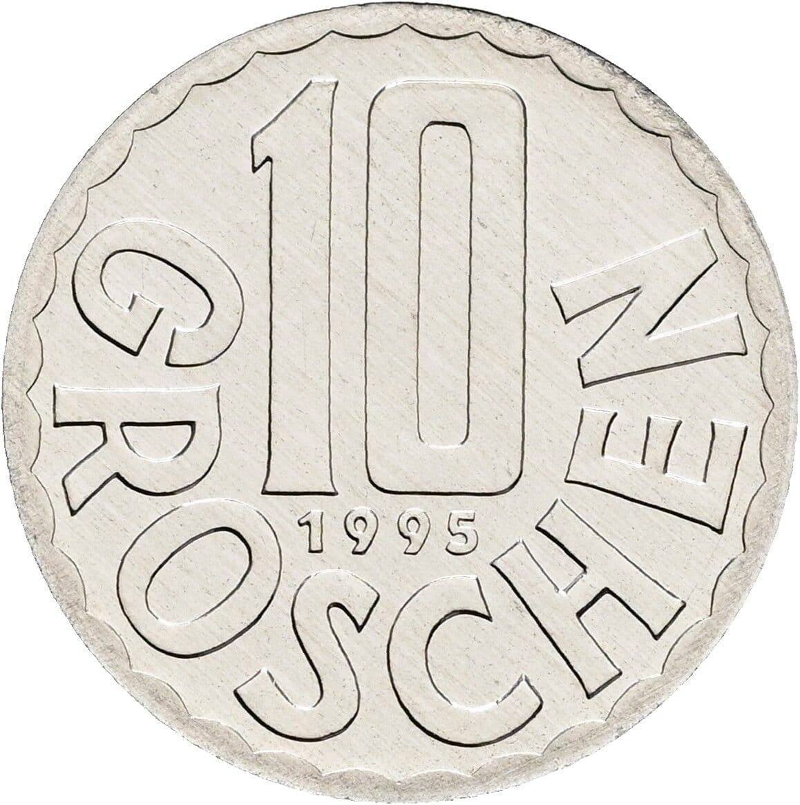 10 Groschen 1995 – Vorderseite