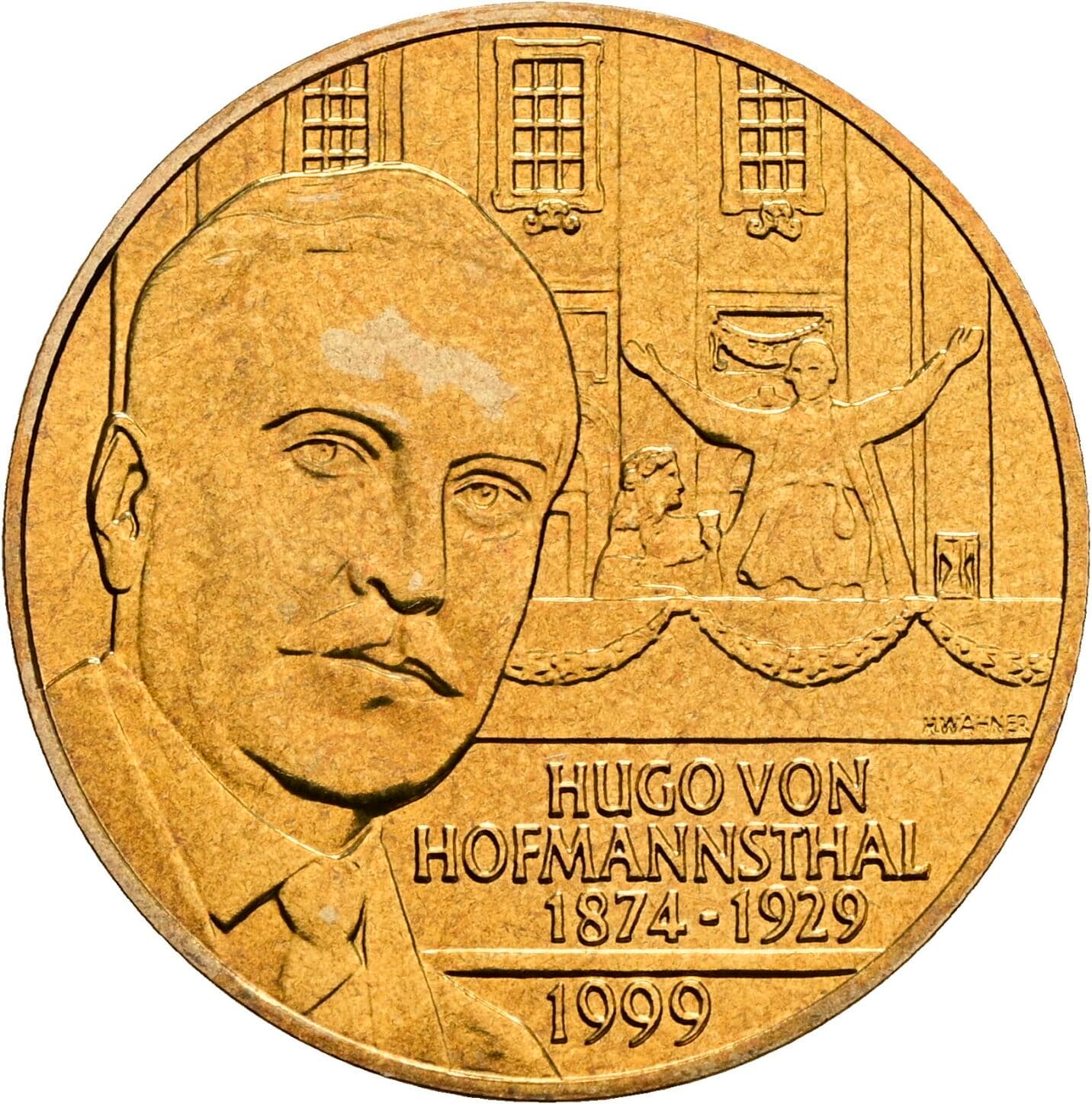 20 Schilling 1999 – Rückseite