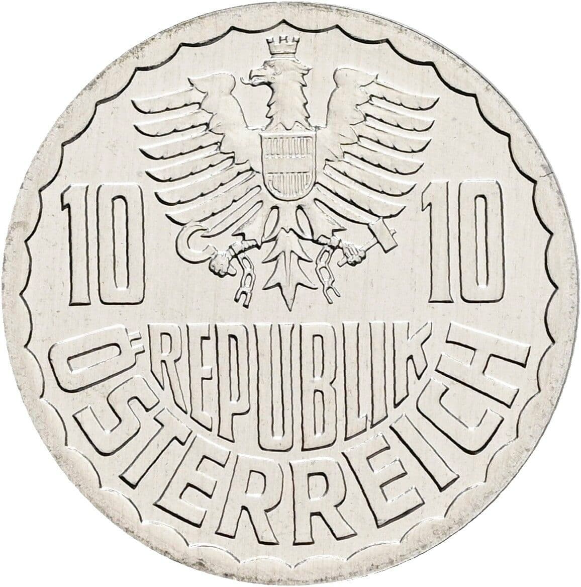 10 Groschen 1995 – Rückseite