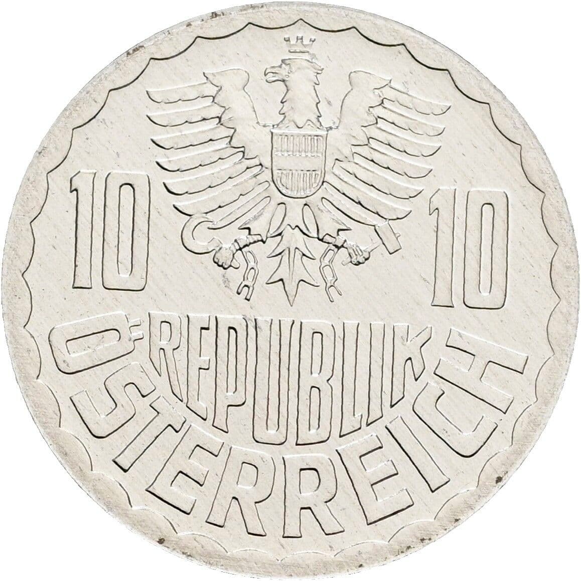 10 Groschen 1995 – Rückseite