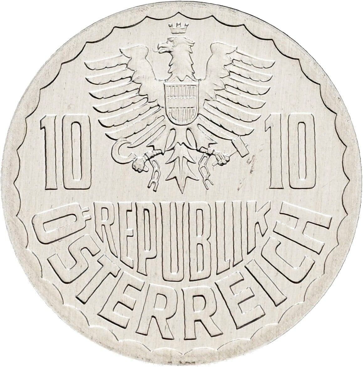 10 Groschen 1995 – Rückseite