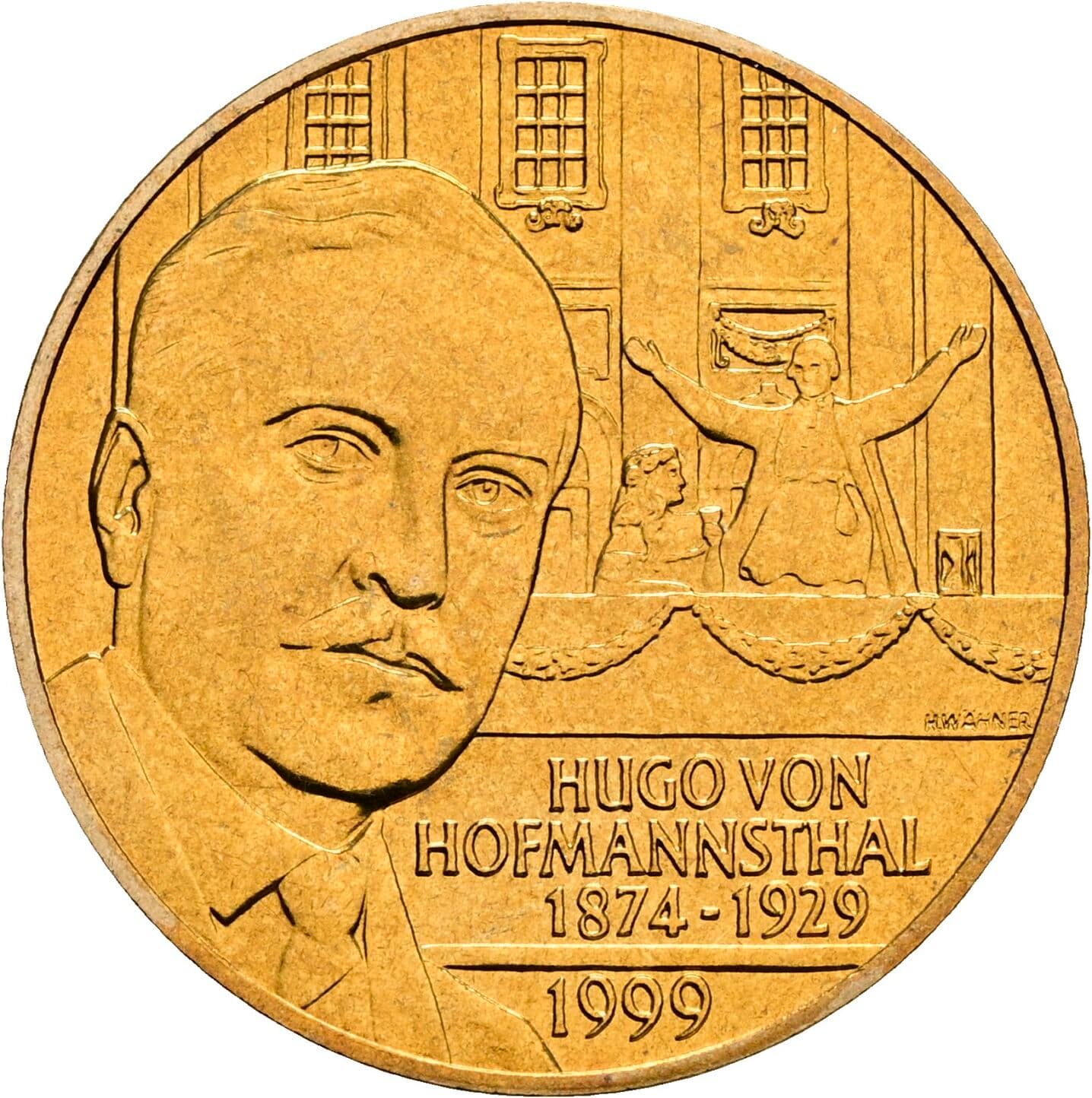 20 Schilling 1999 – Rückseite