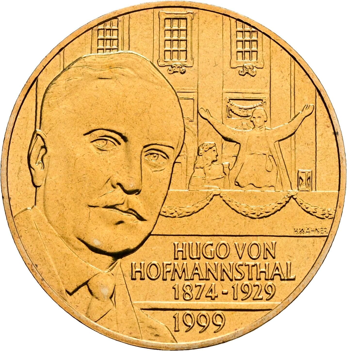 20 Schilling 1999 – Rückseite