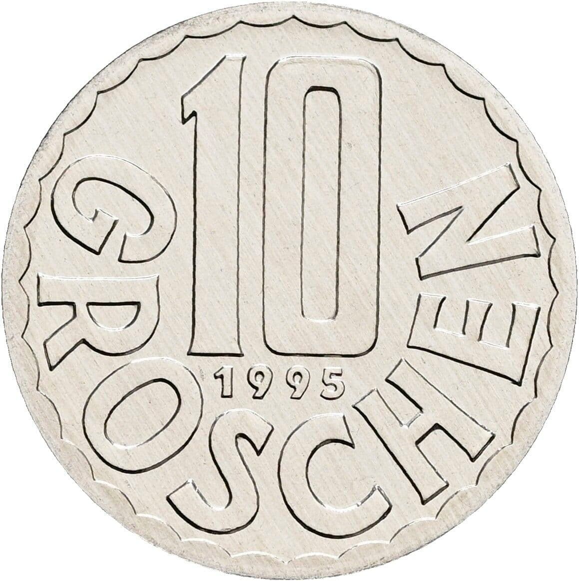 10 Groschen 1995 – Vorderseite