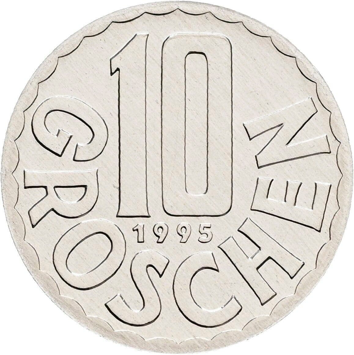 10 Groschen 1995 – Vorderseite