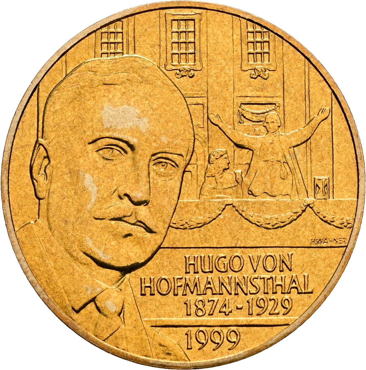 20 Schilling 1999 – Rückseite