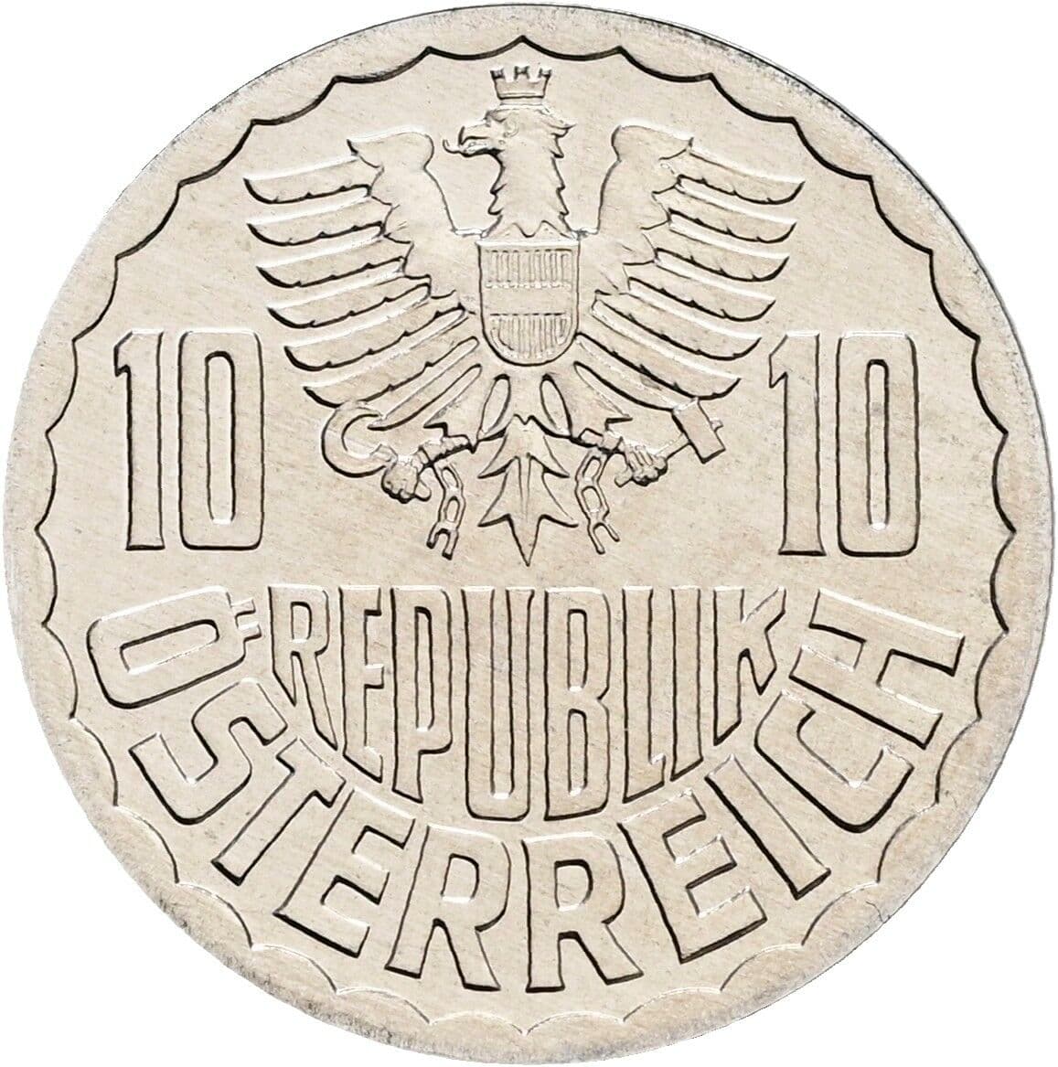 10 Groschen 1995 – Rückseite