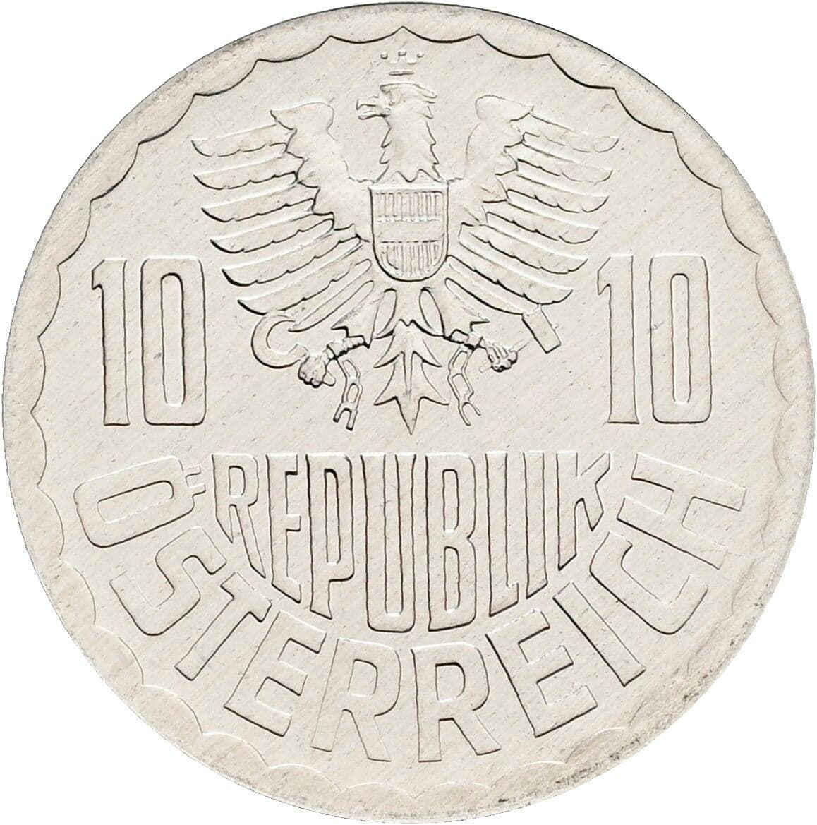 10 Groschen 1995 – Rückseite