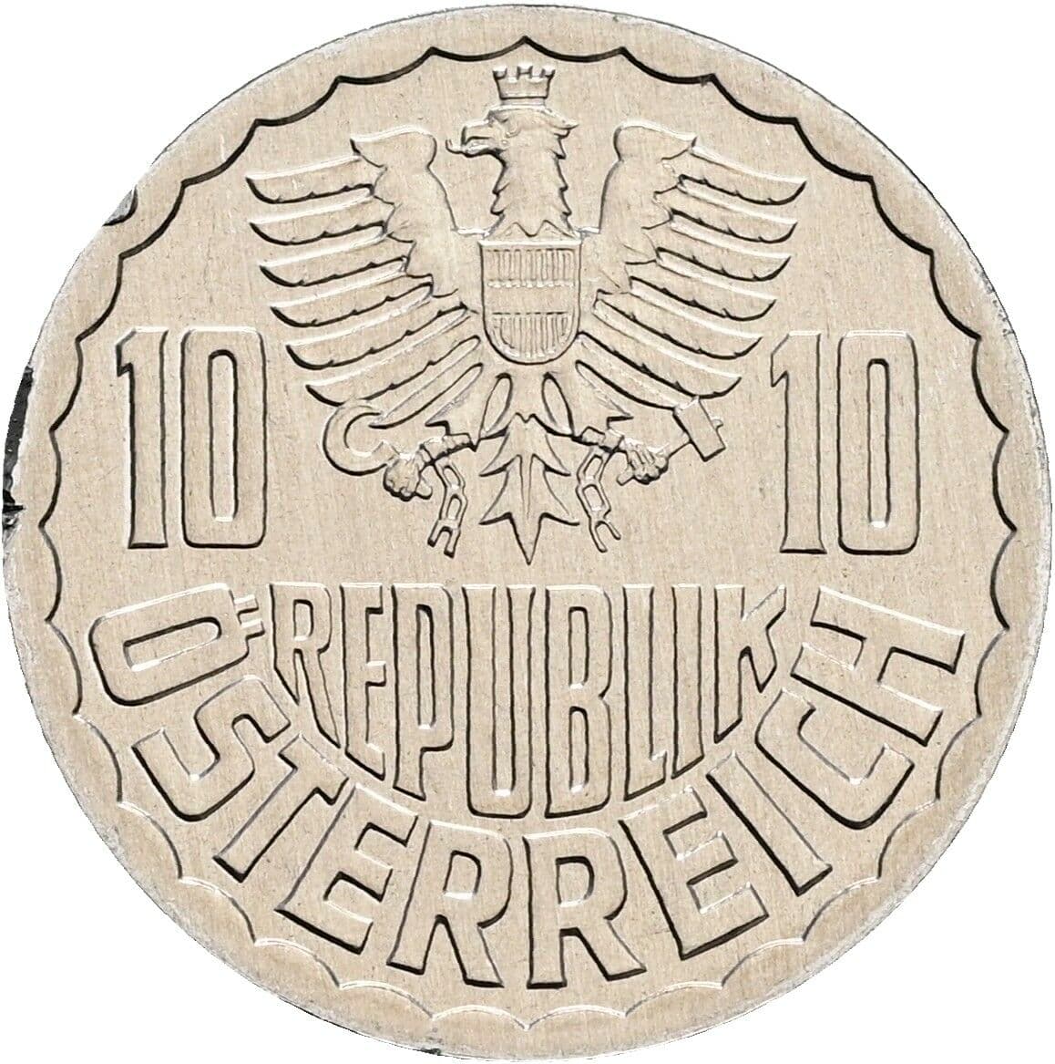 10 Groschen 1995 – Rückseite