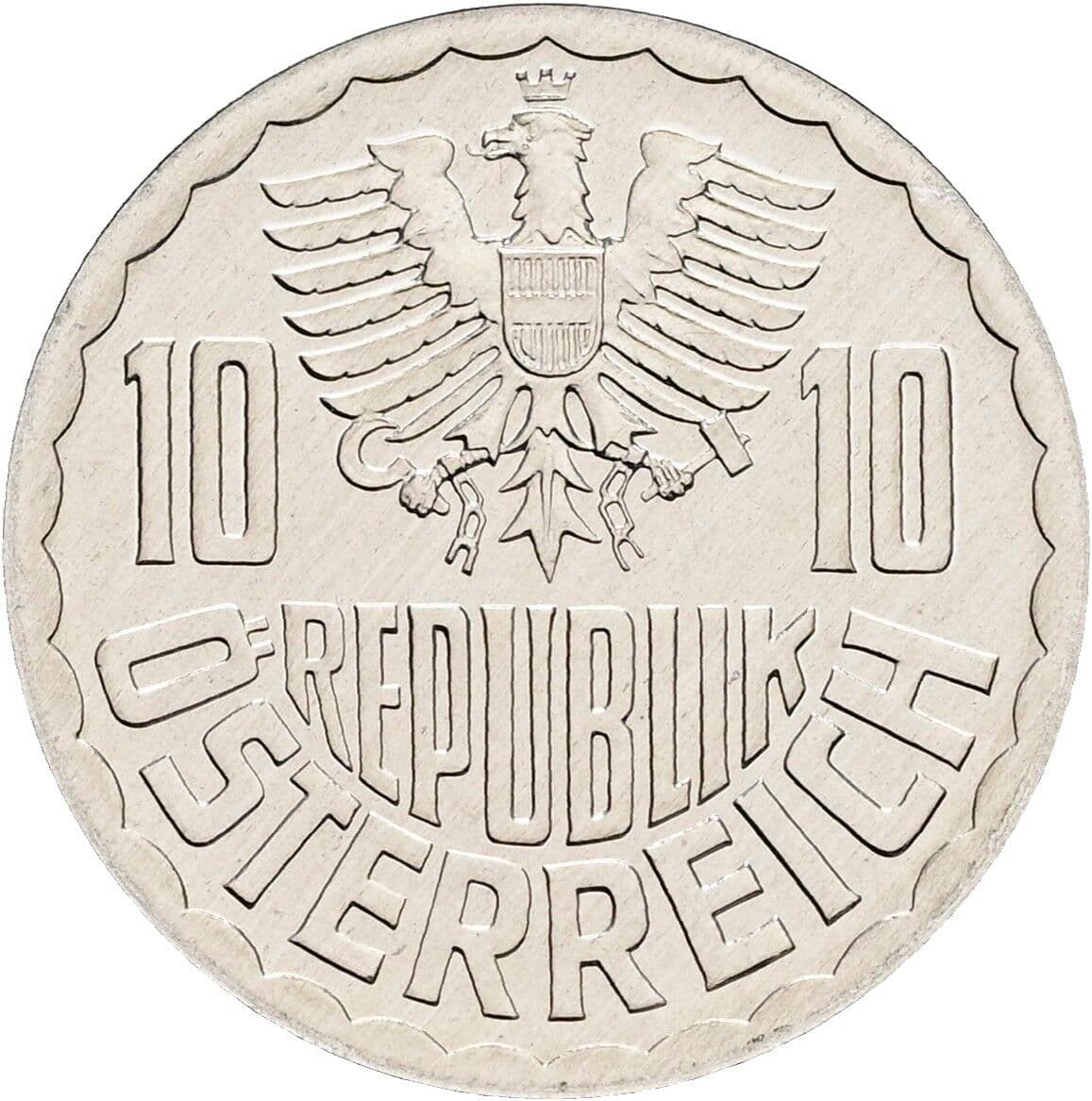 10 Groschen 1995 – Rückseite