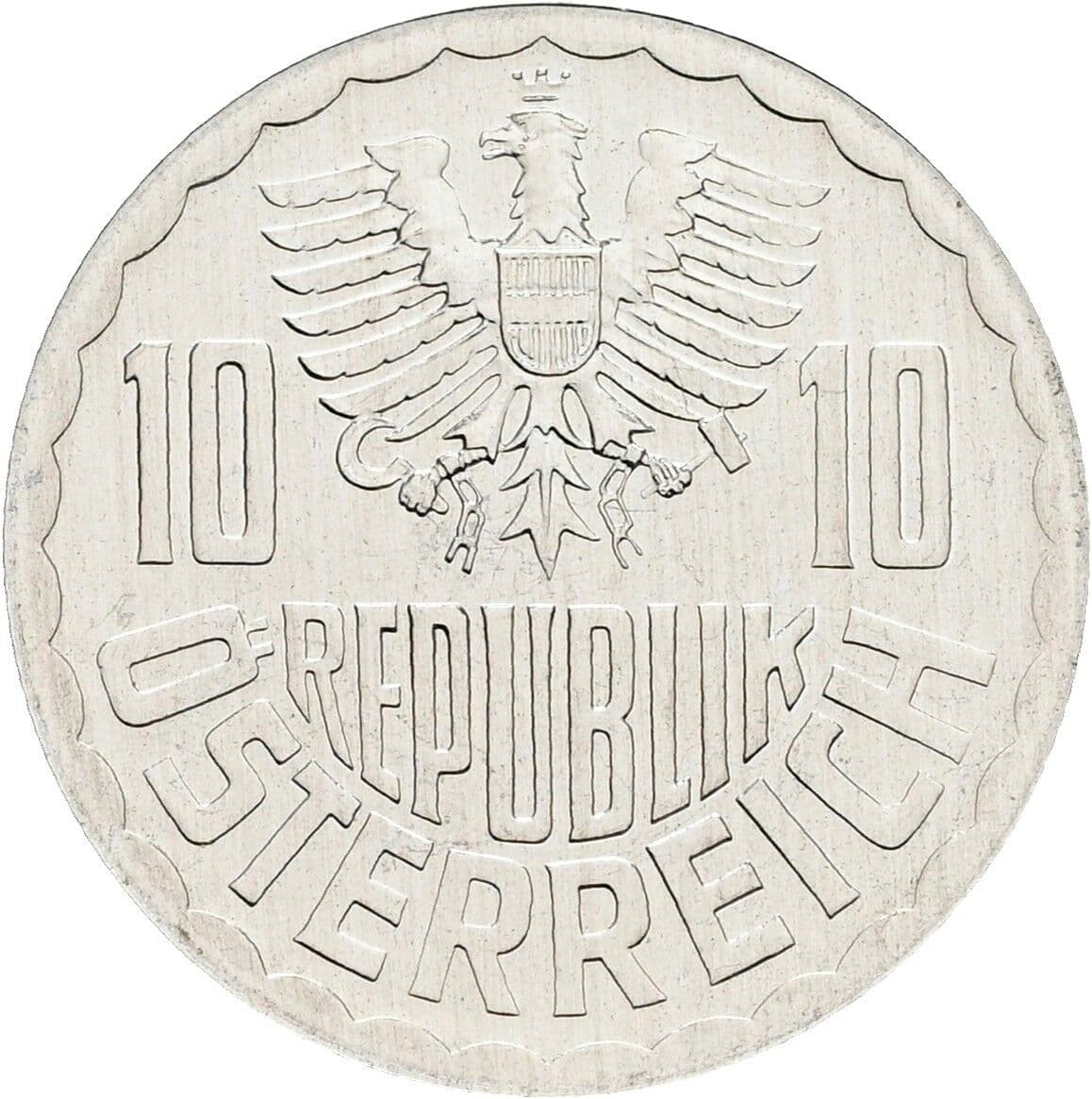 10 Groschen 1995 – Rückseite
