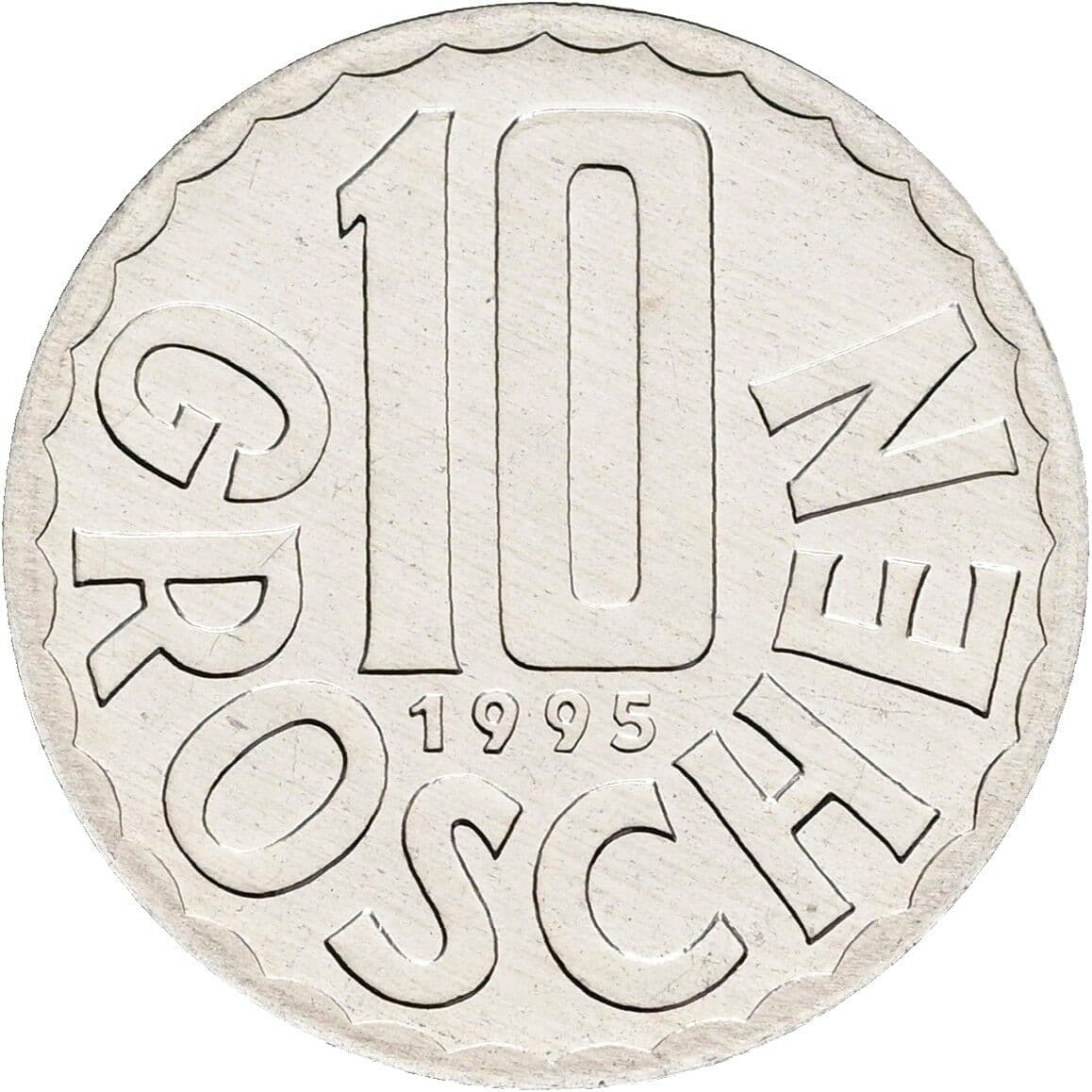 10 Groschen 1995 – Vorderseite