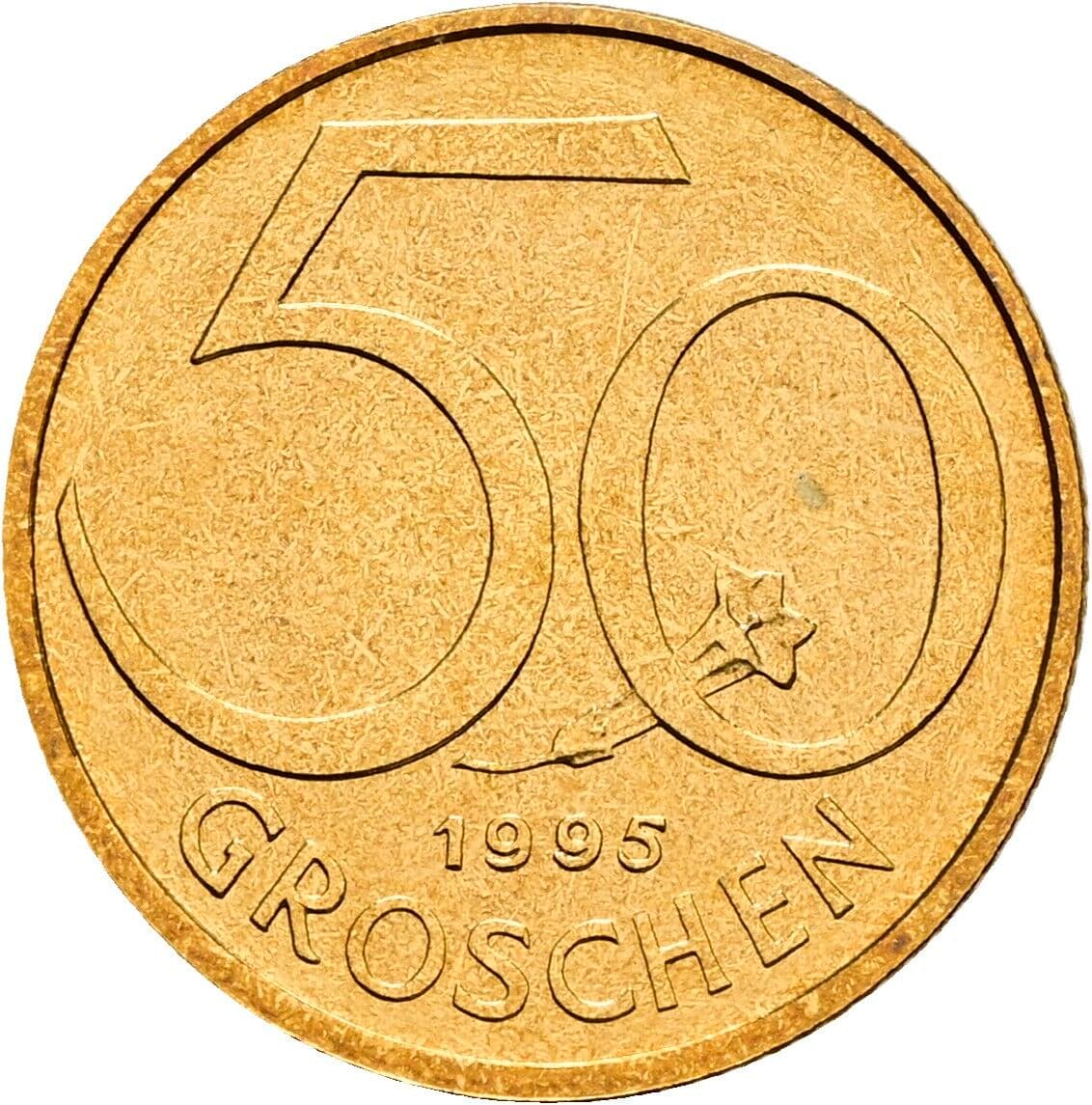 50 Groschen 1995 – Vorderseite